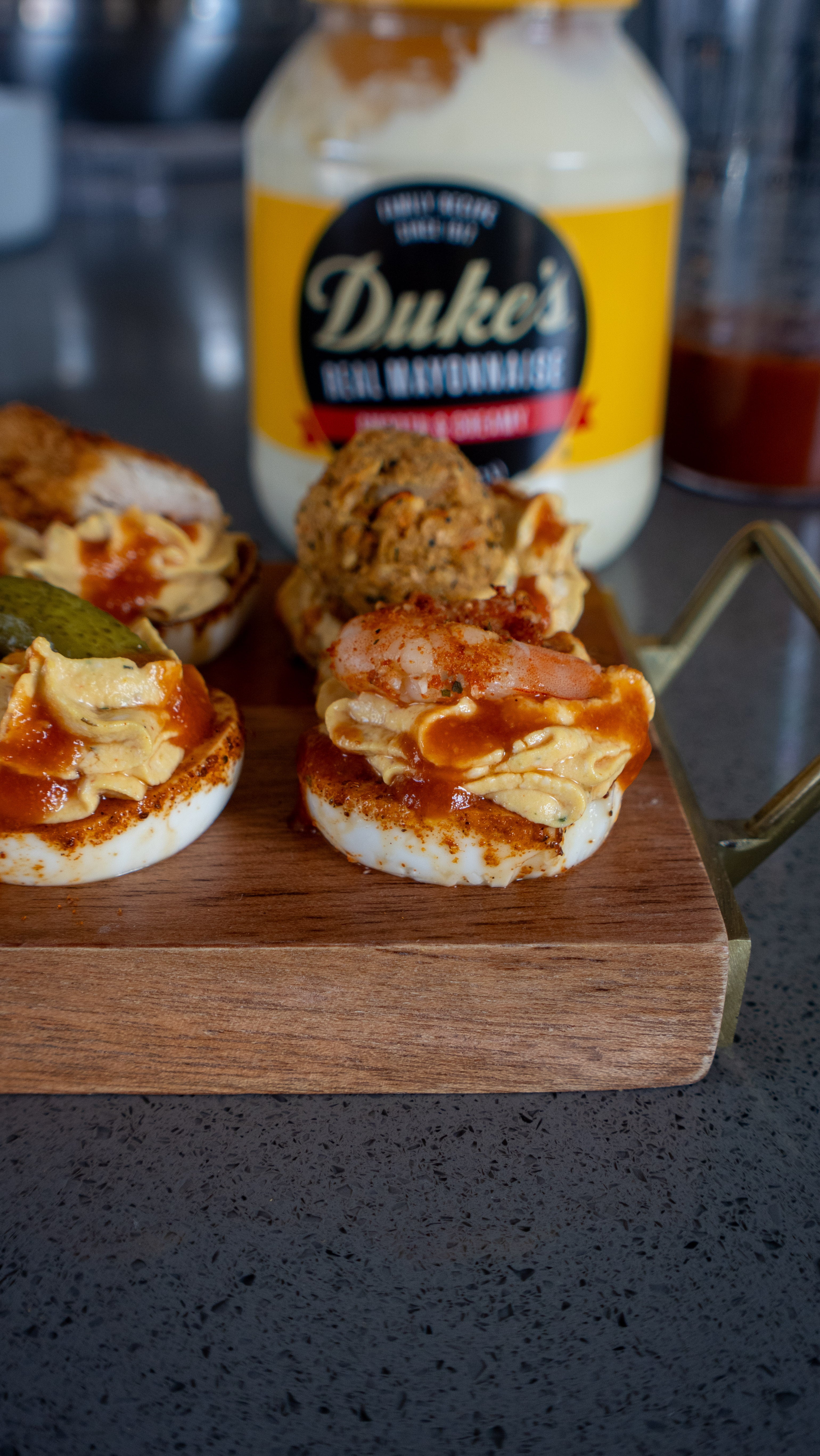 Bloody Mary Deviled Eggs – Duke's Mayo