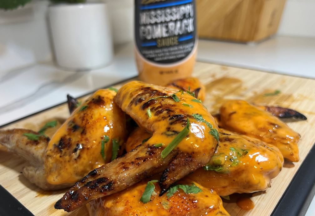 Grilled Mississippi Comeback Wings – Duke's Mayo
