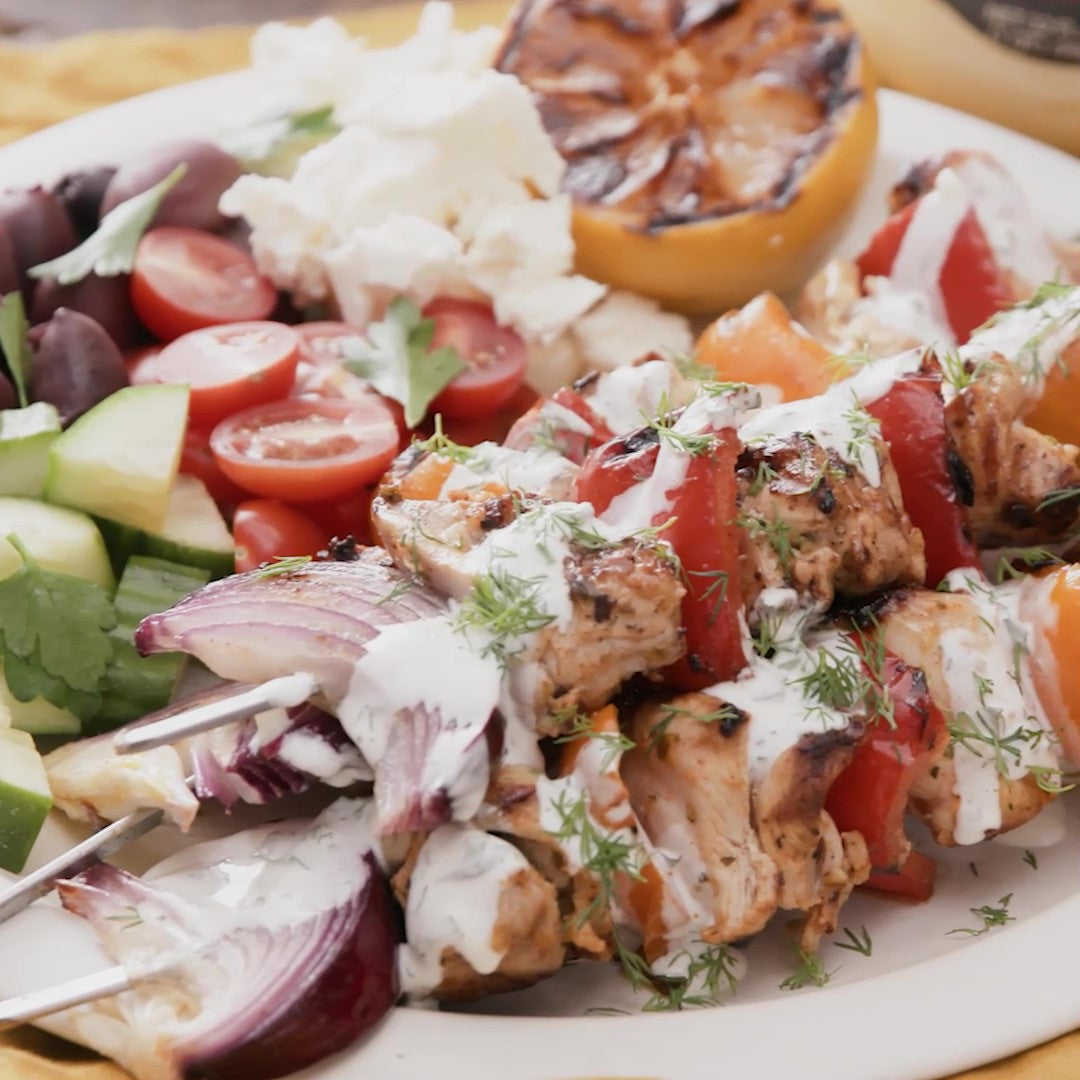 Greek Chicken Kebabs &ndash; Duke's Mayo