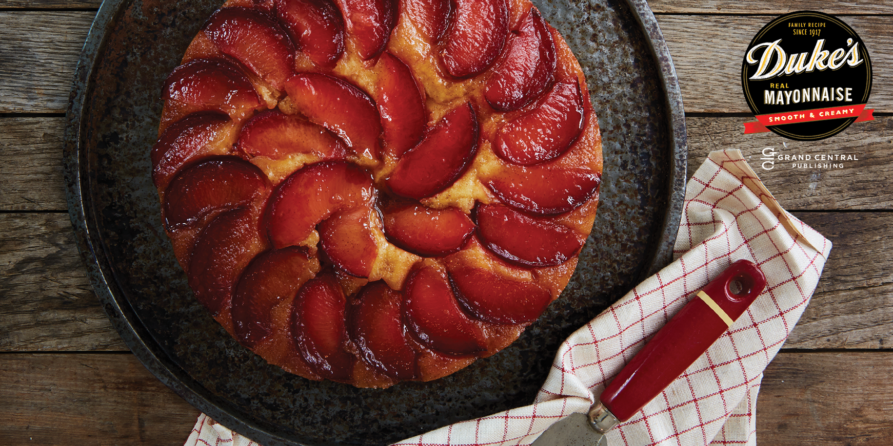 Plum Upside-Down Cake – Duke's Mayo
