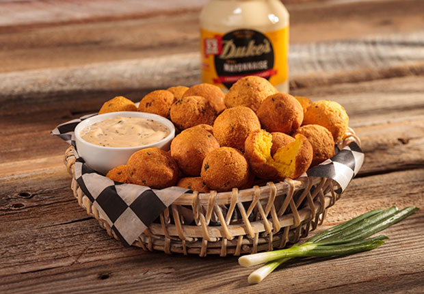 Pimento Cheese Hush Puppies – Duke's Mayo