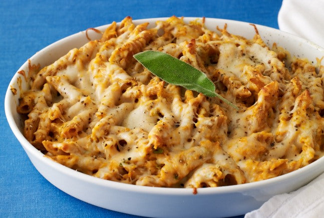 Pumpkin Sage Baked Penne – Duke's Mayo