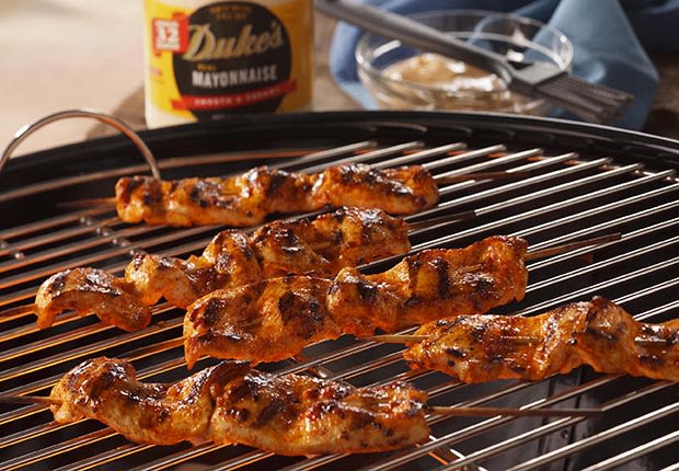 Zesty Chicken Skewers – Duke's Mayo