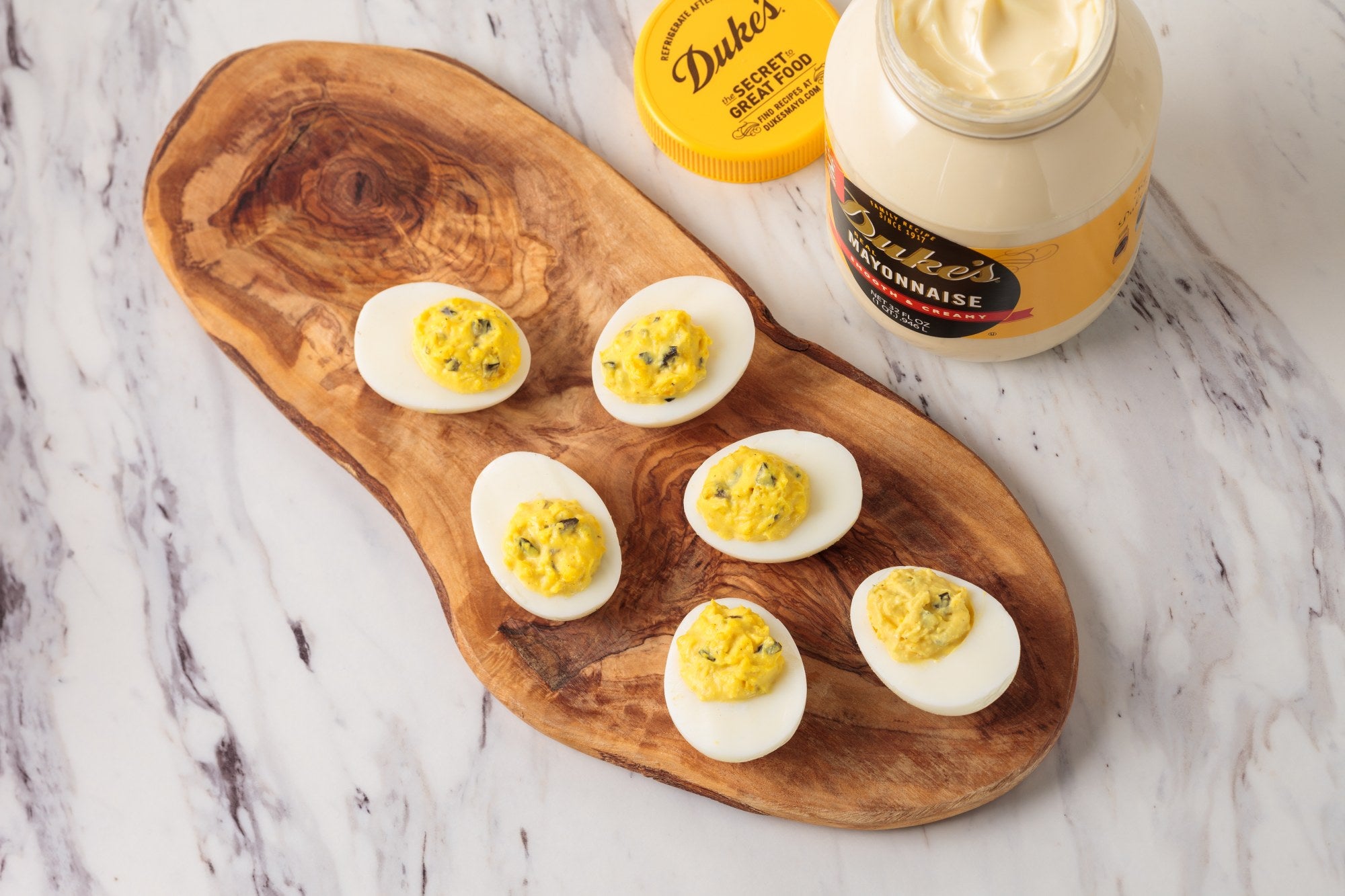 Carolina Cup Deviled Eggs Duke's Mayo