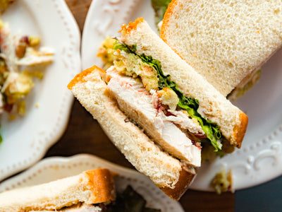 Leftover Turkey Sandwich with Gravy Mayo