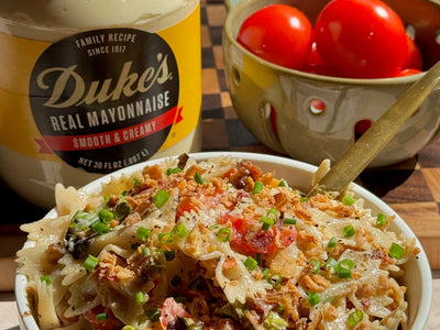 Hot Honey Mustard BLT Pasta Salad