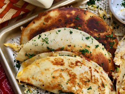 Elote-Style Chicken Quesadillas