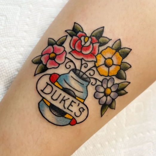 Duke's Mayo tattoo popup is back