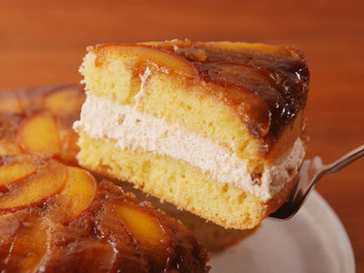 Peaches 'n Cream Upside Down Cake