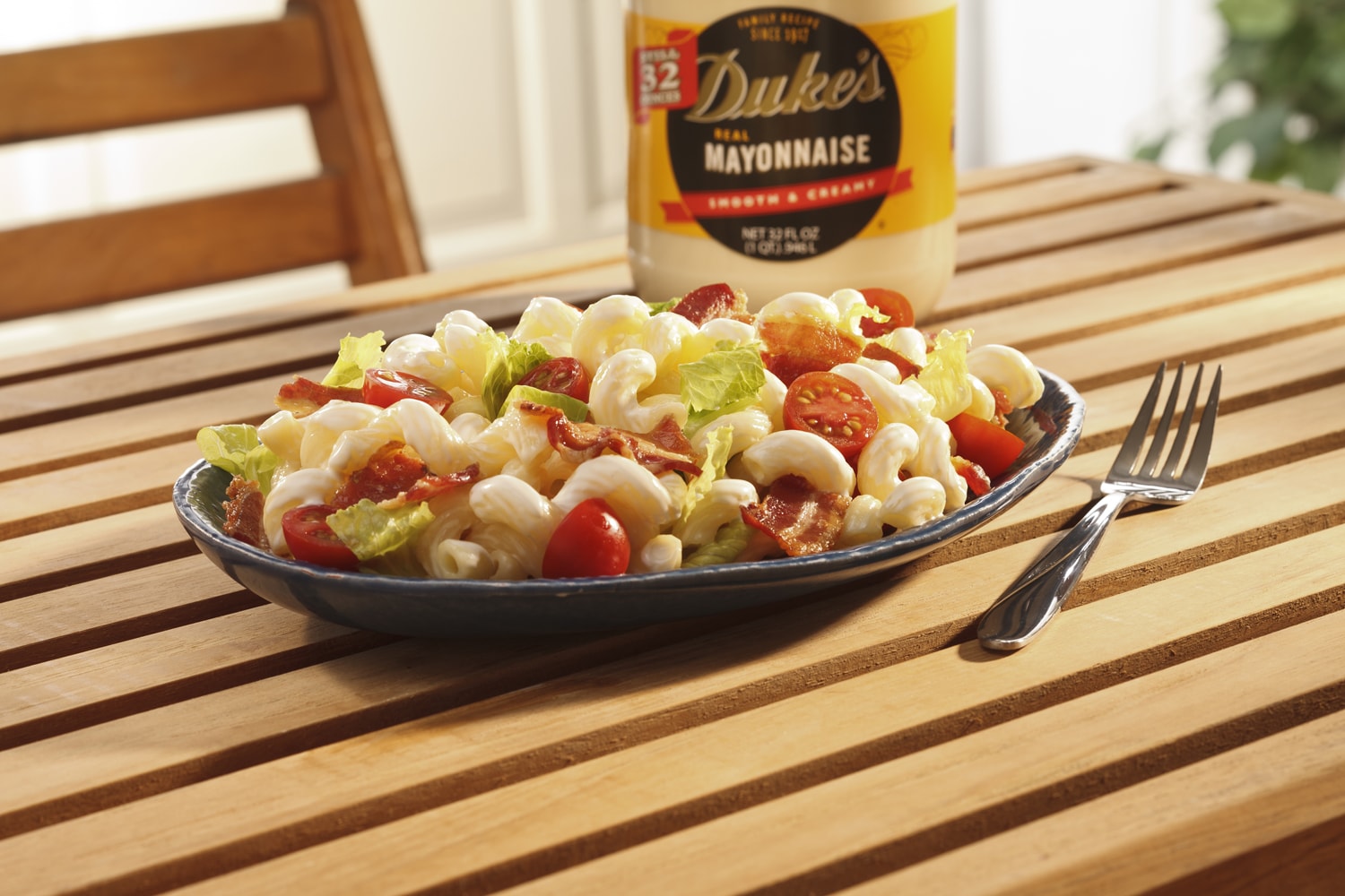 BLT Pasta Salad Duke's Mayo