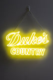Duke's Country Light Up LED Sign