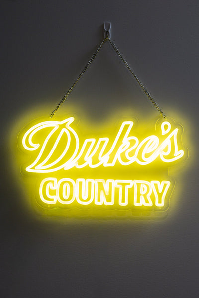 Duke's Country Light Up LED Sign