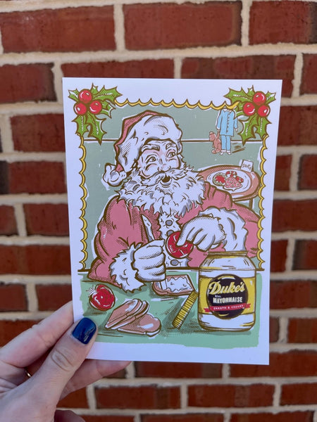 Duke's Holiday Card, Santa